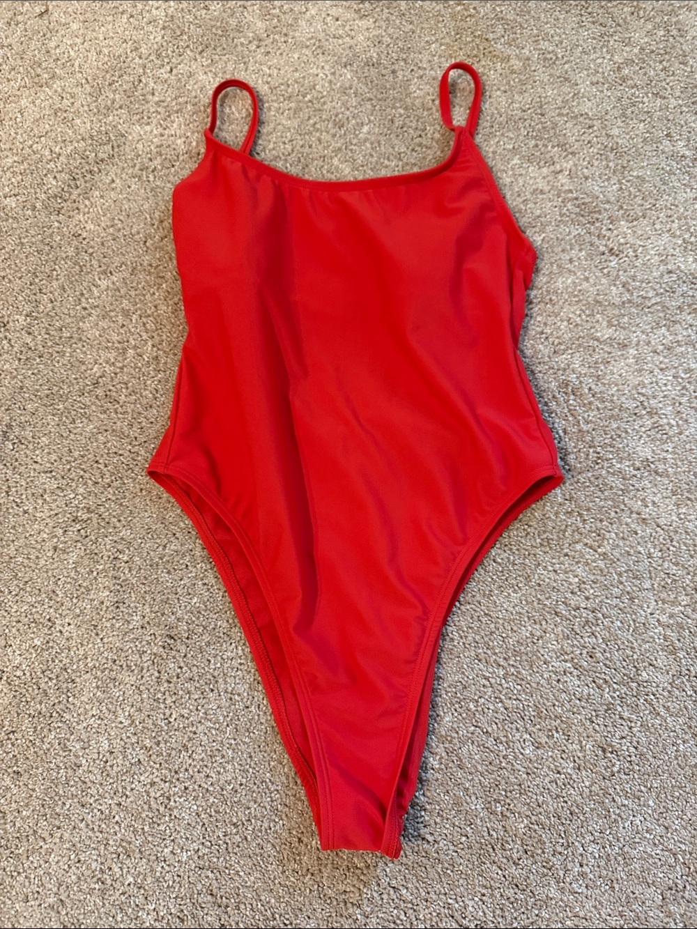 Womens' Red One-Piece Swimsuit size S